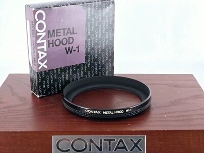 🌸[Top MINT] Genuine CONTAX Metal Hood W-1 82mm From JAPAN - Image 1 of 4