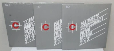 New Old Stock 3 Calumet Professional Filter System 81D, 82, 82A- 3"x3" - Image 1 of 2