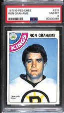 1978 O-Pee-Chee OPC #219 Ron Grahame PSA 8