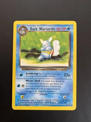 Pokemon Card Uncommon Legendary Collection En Near Mint Nm 39/110 Dark Wartortle - Image 1 of 4