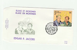 JACOBS timbre Blake et Mortimer Bruxelles FDC 1991 - Picture 1 of 1
