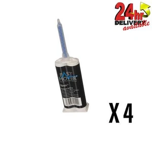 4 x Fast Mover FMT6340 2K Pu Plastic Repair Rigid Cartridge 50ml - Picture 1 of 1