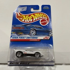 Hot Wheels 1998 First Editions 28/40 NIP Chaparral 2 White - Picture 1 of 8