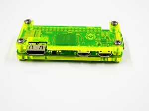 Case for Raspberry Pi Zero green fluo open - Zdjęcie 1 z 3