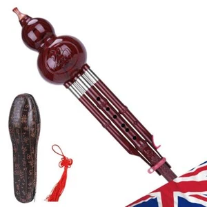 Ethnic Cucurbit Flute C Tune/Lower B Tune Classic Gourd Flute for Music Lovers - Picture 1 of 8