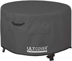 Patio Fire Pit Table Cover round 36 Inch Outdoor Waterproof Fire Bow