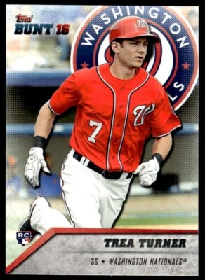 2016 TOPPS BUNT ROOKIE TREA TURNER R33 - Image 1 of 2
