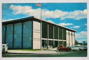 1968 Federal Building Post Office Clovis New Mexico Postcard - Picture 1 of 3