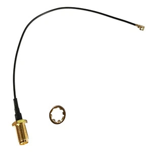 Mini PCI U.FL / IPX to RP-SMA Pigtail Antenna WiFi Cable Connector Mod Kit M/F - Picture 1 of 1
