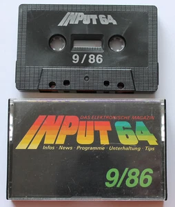 Input 64 9/86 Commodore Magazin Kassette (C64) - Afbeelding 1 van 1