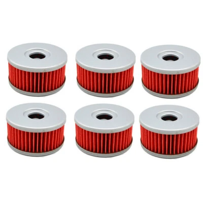 6X Oil Filters For SUZUKI DR250 DR350 S/SE GN250 GZ250 Marauder TU250X SP250 - Image 1 of 4