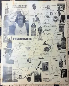 GUAM JAM I - MARCH 8, 1980 MUSIC FESTIVAL POSTER - Picture 1 of 1