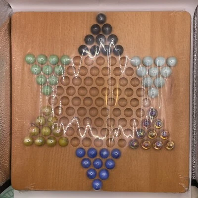 Chinese Chinese Chinese Checkers Cardinal The Woodfield Collection 2000 nuevo en caja tablero de juego de madera Foto 1 de 3