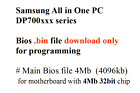 Samsung All in One PC, DP700xxx series, Bios download only .bin .rom File 