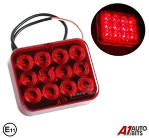 Led Rear Trailer Fog Light Lamp 12V Transporter Caravan Universal E Approved - Picture 1 of 5