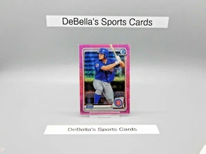 2020 Bowman Chrome 017/199 Ethan Hearn #BCP-203 Cubs PINK MOJO REFRACTOR - Picture 1 of 4