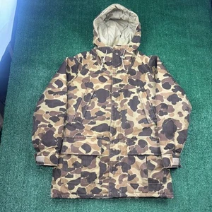 Vintage 1980s LL Bean Duck Hunting Camo Jacket Size Medium Goretex Made in USA - Picture 1 of 14
