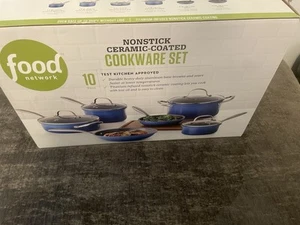 Food Network 10-pc. Ombre Nonstick Ceramic Cookware Set - Picture 1 of 5