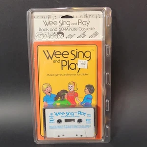 Vintage 1981 Wee Sing & Play Book and 60-Minute Cassette In Original Case ZJ - Picture 1 of 3