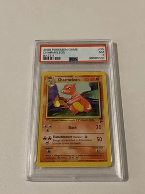 Charmeleon #35 Pokemon Base Set 2 PSA 7 - Image 1 of 2