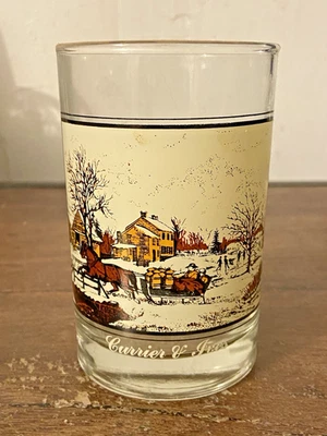 Vintage Currier and Ives 1981 Arby's Collector Series Drinking Glass - Image 1 of 3