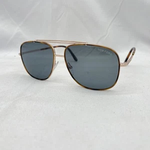 Tom Ford Mens Benton Large Aviator Sunglasses TF693 Havana - Picture 1 of 14