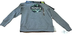 New Hurley Boys 2 Pack Hoodie and Tee Set Black/Gray size 14/16 - Picture 1 of 2