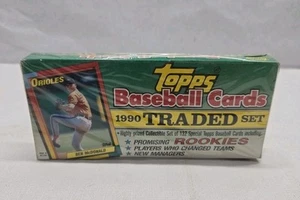 1990 Topps Traded Baseball Complete Factory Sealed Set Free Shipping MLB  - Photo 1 sur 3
