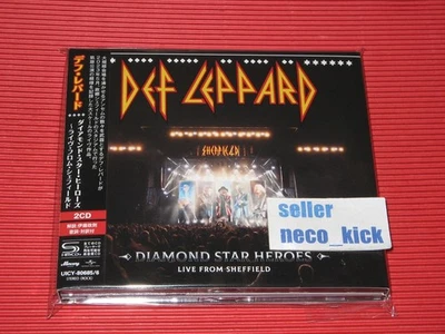 5ET DEF LEPPARD DIAMOND STAR HEROES LIVE FROM SHEFFIELD JAPAN 2 SHM CD - Image 1 of 2