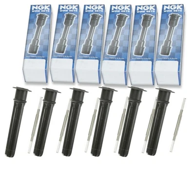 Bota de bobina de encendido NGK de 6 piezas para Chrysler Sebring 2001-2005 2,7 L V6 - Direct sb Foto 1 de 4