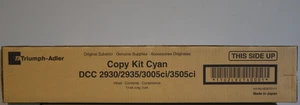 Tóner original Triumph Adler DCC 2930 cian 1T02LKCTA001 para 3005ci/3505ci - Imagen 1 de 1