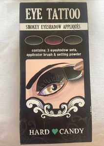 HARD CANDY EYE TATTOO GLITTER  EYESHADOW APPLIQUES~EYE SHADOW KIT 121 SMOKEY - Picture 1 of 2