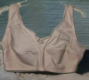 COMFORT CHOICE wirefree bra 44DD-100% cotton-pink-NEW no tag - Picture 1 of 11