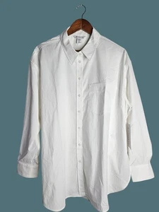 Camisa Athleta Midday Relajada Blanca Manga Larga Bolsillo Frontal Mujer Talla XL - Imagen 1 de 11