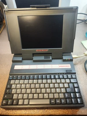 Highscreen 386DX/33 Notebook Retro Vintage Pc Computer Laptop  - Bild 1 von 4