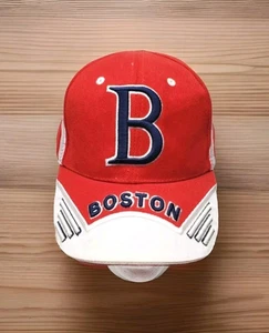 Boston Red Sox Bay State Apparel Embroidered Red White Blue Adjustable Hat Cap - Picture 1 of 13