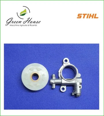 Pompa Olio VITE SENZA FINE  ingranag made in italy Motosega Stihl MS 020-MS 200T - Bild 1 von 3