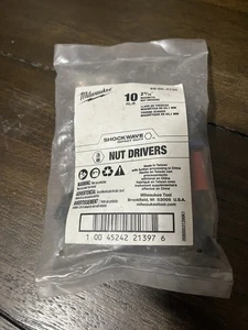 10 Pcs Milwaukee 49-66-4735 Milwaukee Tool SHOCKWAVE Impact Duty 3/8" x 2-9/16" - Picture 1 of 3