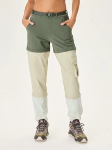 NWT Outdoor Voices Womens RecTrek Zip-Off Pants Cargo Hiking Colorblock Size S - Picture 1 of 9