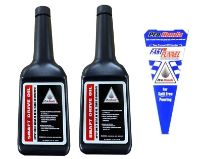 2 Pack OEM Honda Shaft Drive Oil Differential Gear Oil 80W90 08208-0080 w Funnel - Image 1 of 4