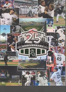 2016 WHITE SOX YEARBOOK THOME NAVARRO SALE 25TH ANNIVERSARY MLB OFFICIAL PROGRAM - Picture 1 of 1