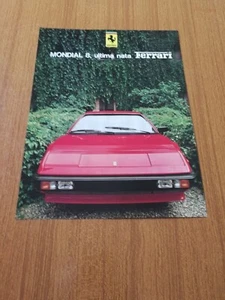 1981 MONDIAL 8 NUOVA FERRARI AUTO VINTAGE PUBBLICITA AD - Foto 1 di 1