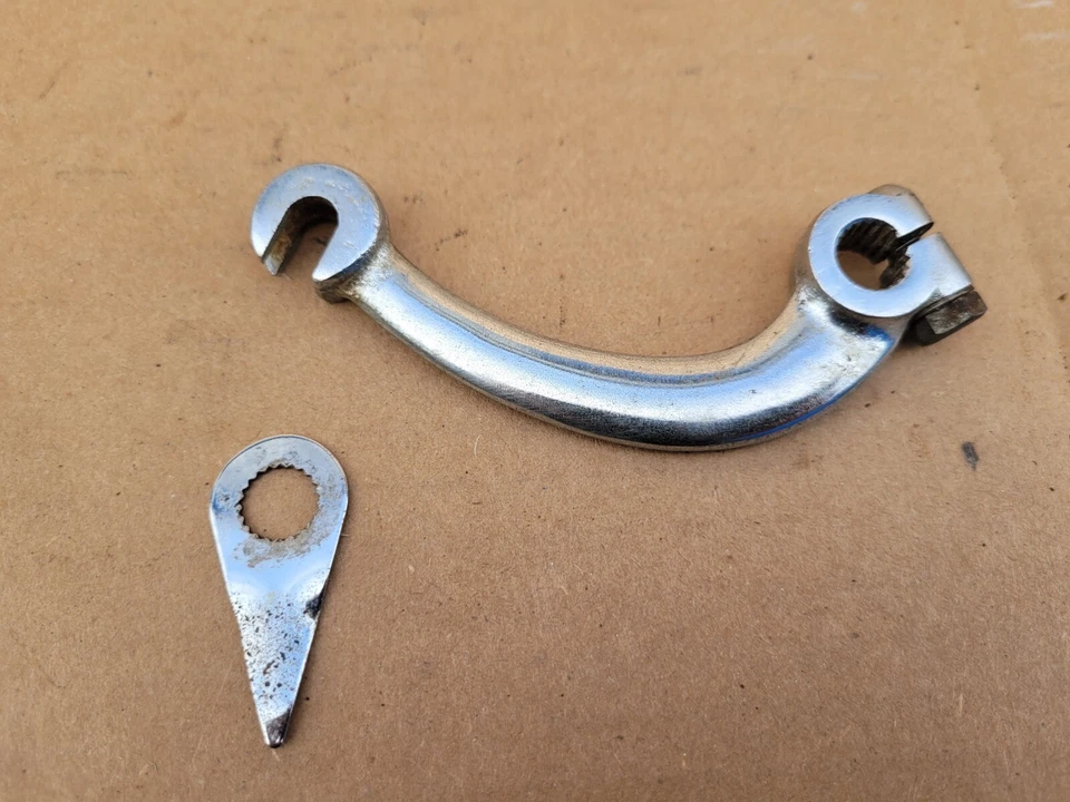 1974 1975 1976 Kawasaki KX125 KX 125 Front Brake Plate Actuator Lever - Imagem 1 de 4