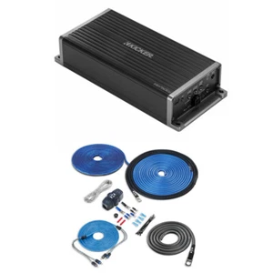 Kicker KEY500.1 500W RMS Class-D Monoblock Amplifier with Amp Kit - Picture 1 of 18