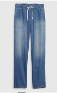 NWT Gap Boho Relaxed Pull On Drawstring Easy Jeans Flattering XL 16 18 - Picture 1 of 19