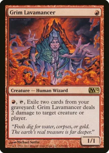 1x FOIL Grim Lavamancer M12 #145 Magic 2012 Core MTG English NM/Unplay R card - Picture 1 of 1