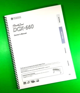 Owners Manual for Yamaha DGX-660 Portable Grand, 96 Pages With Clear Covers! - Picture 1 of 1