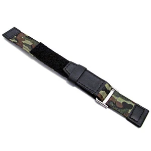 Correa de reloj resistente de gancho y bucle diseño de camuflaje de camuflaje por Apollo 20 mm - Imagen 1 de 2