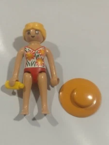 PLAYMOBIL FIGURA MUJER BAÑISTA CON PAMELA - 23/11/21 - Picture 1 of 1