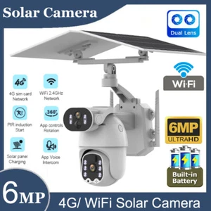 Solar Batterie Powered 4G WiFi im Freien Pan/Tilt Home Security Kamera System - Bild 1 von 11